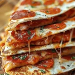 Irresistible Pepperoni Quesadillas