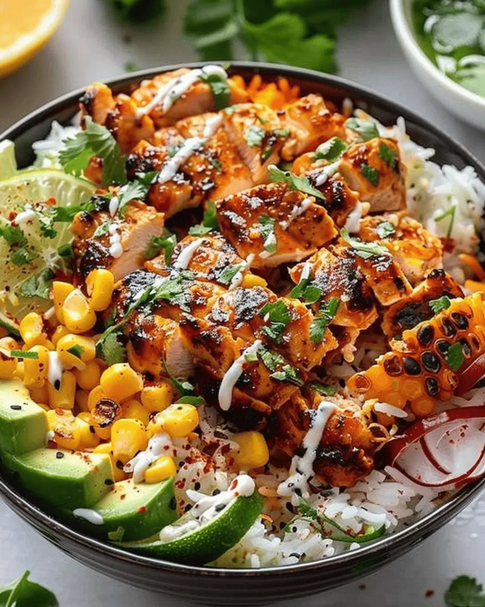 Street Corn Chicken Rice Bowl: The Best Homemade Delight