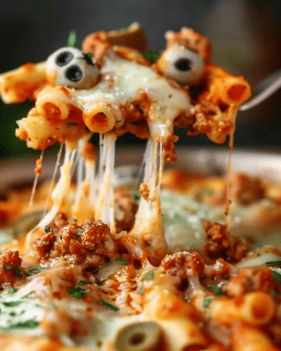 Spooky Baked Ziti Recipe