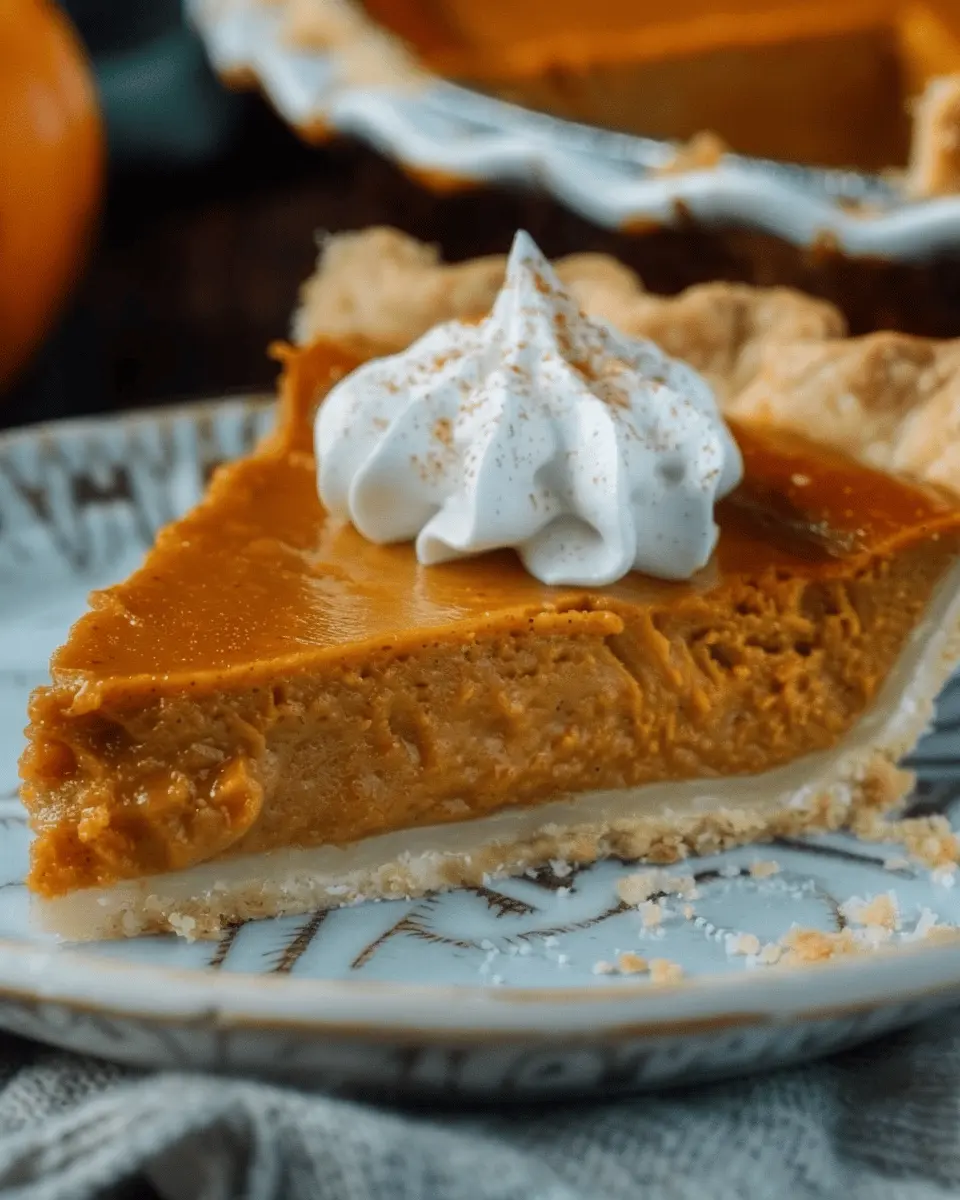 Classic Pumpkin Pie: The Best Homemade Recipe for Fall Delights