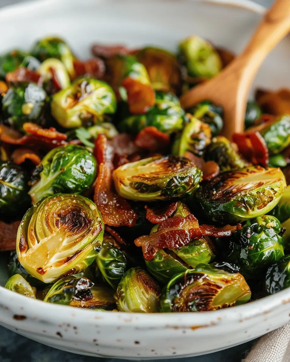 30-Minute Stovetop Maple Turkey Bacon Brussels Sprouts Delight