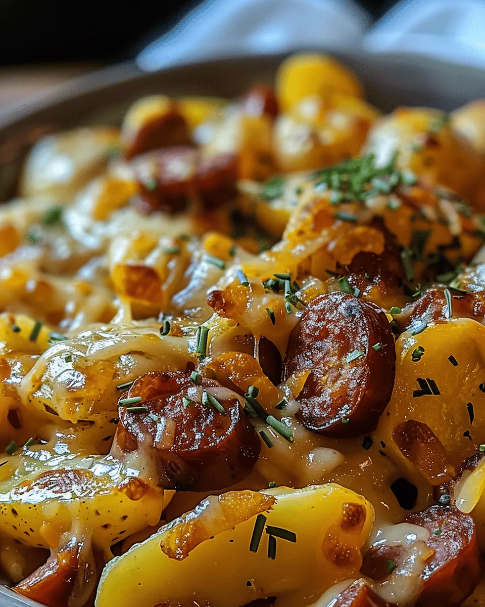 Cheesy Ranch Potatoes and Smoked Sausage: Easy Comfort Food Delight