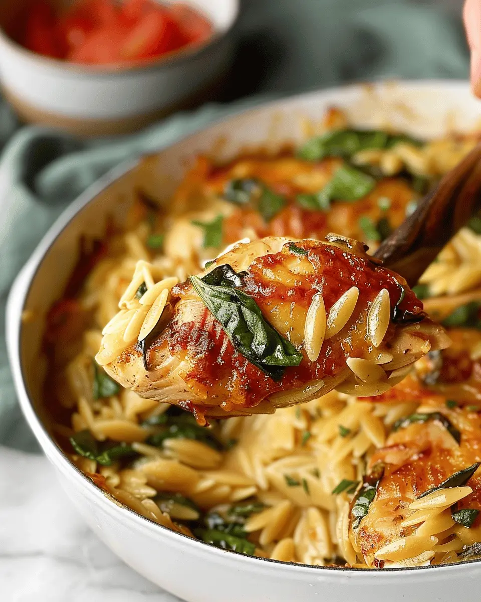 Monterey Chicken One Pan Orzo: Easy Comfort Food Delight