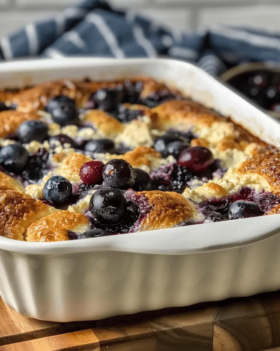 Blueberry Cottage Cheese Breakfast Bake: The Best Healthy Start