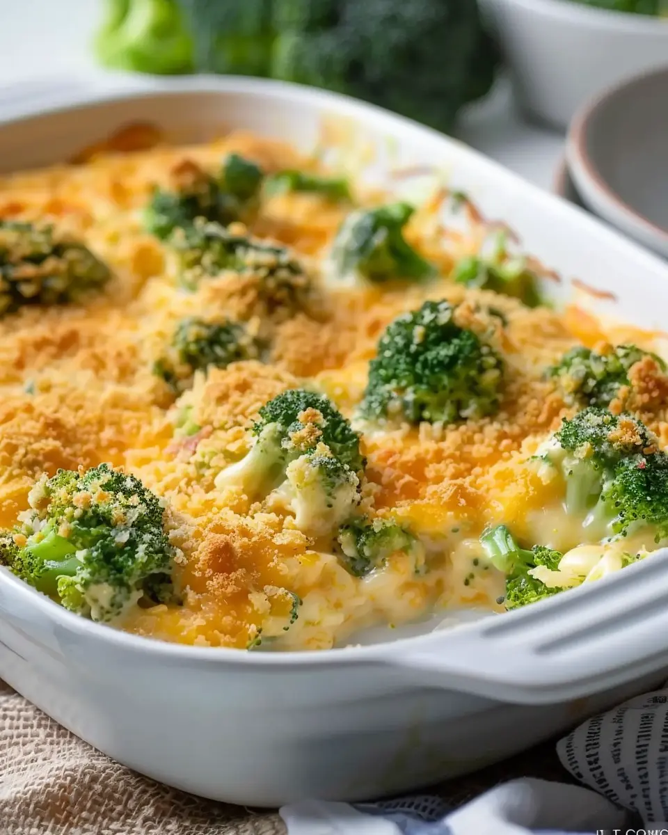 Broccoli Cheese Casserole Recipe: Easy Comfort Food with Turkey Bacon