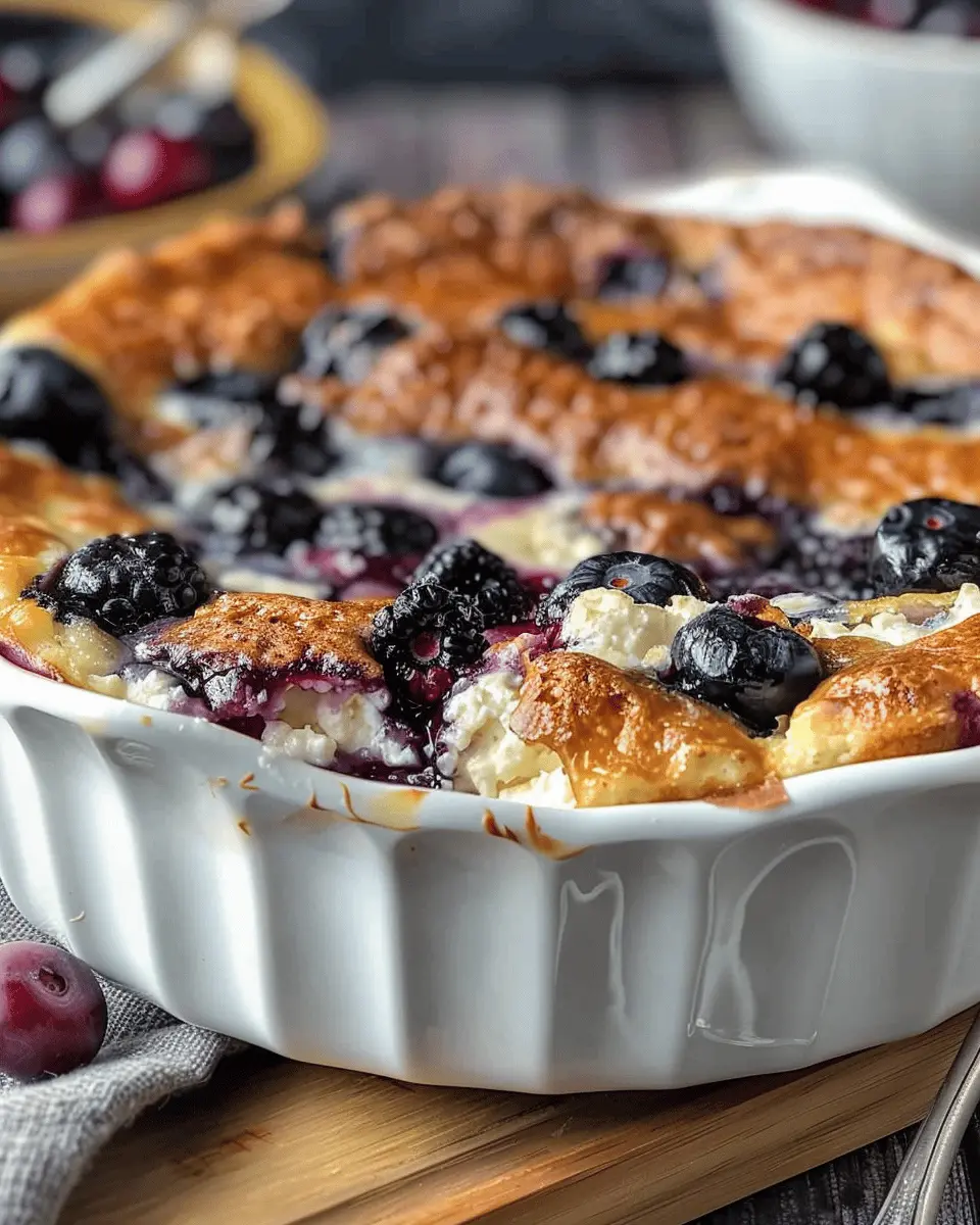 Blueberry Cottage Cheese Breakfast Bake: Easy &amp; Delicious Recipe