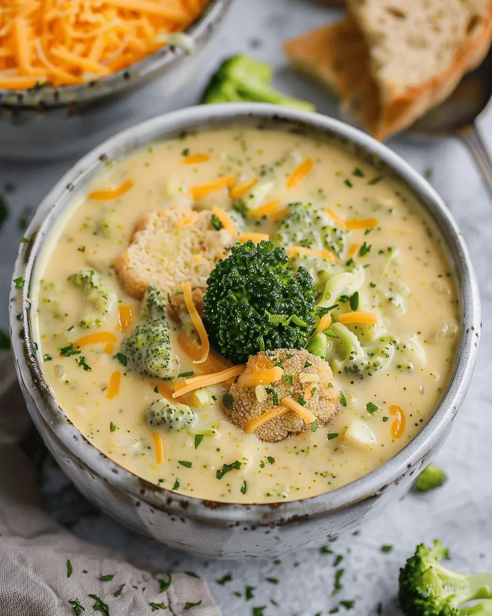 The Best Vegan Broccoli Cheddar Soup You’ll Ever Taste