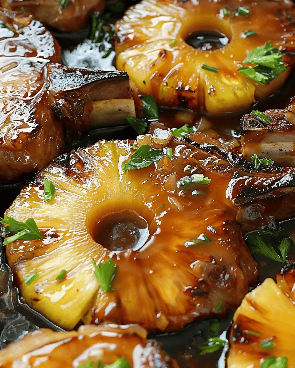 Pineapple Teriyaki Pork Chops: Easy Recipe for Juicy Flavor