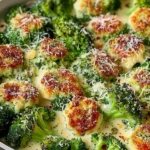 Creamy Garlic Parmesan Broccoli