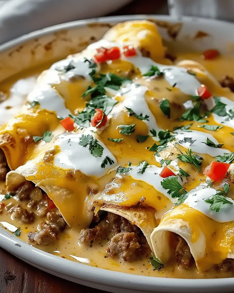Delicious Breakfast Enchiladas with Sausage Gravy Made Easy