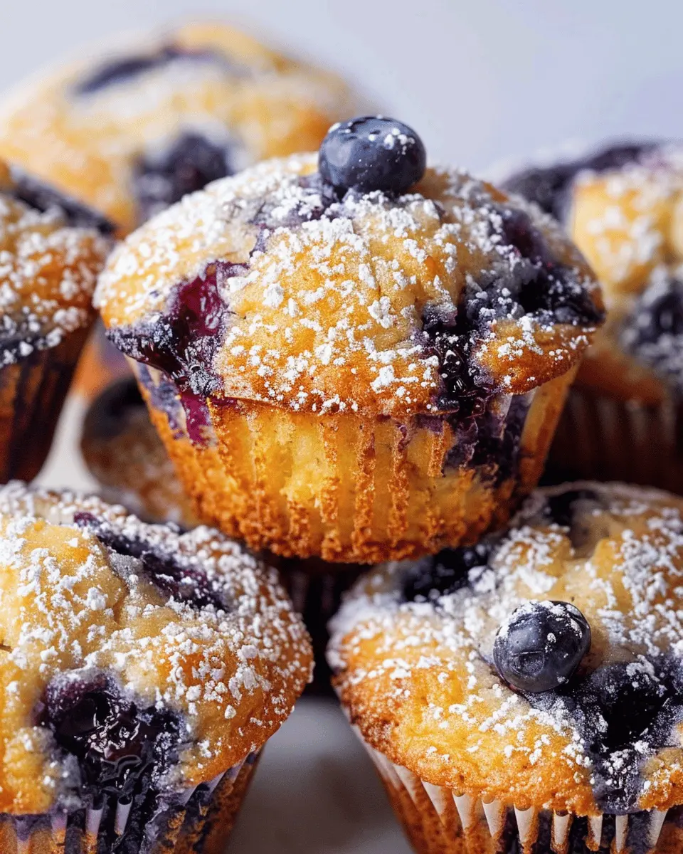 Blueberry Muffins Moist Fluffy for a Perfect Morning Treat