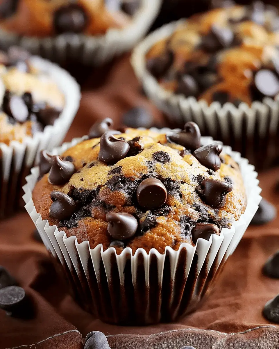Irresistibly Soft Chocolate Chip Muffins You’ll Crave Daily
