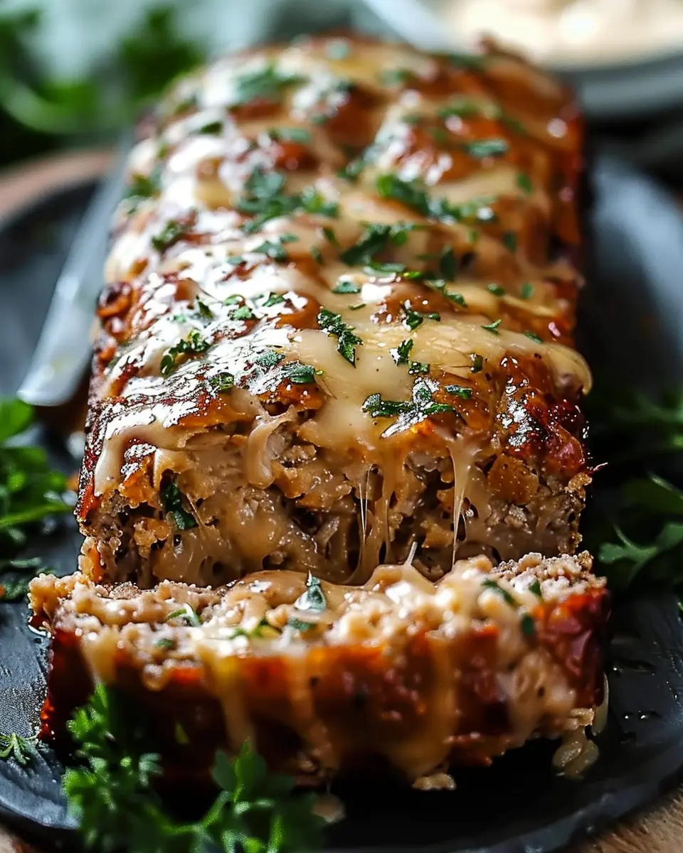 Juicy Garlic Parmesan Chicken Meatloaf Your Family Will Love