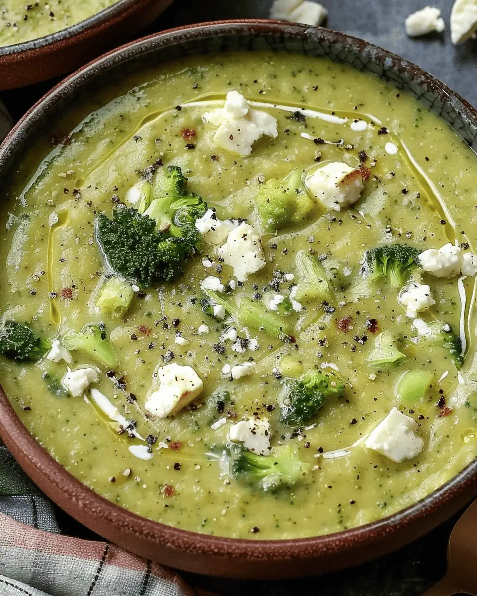 Broccoli Feta Soup: A Cozy, Easy Recipe for Comforting Nights