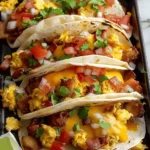 Tasty Baked Breakfast Tacos Recipe