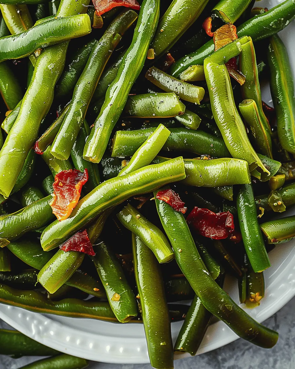 Crack Green Beans with Turkey Bacon: A Quick and Flavorful Twist