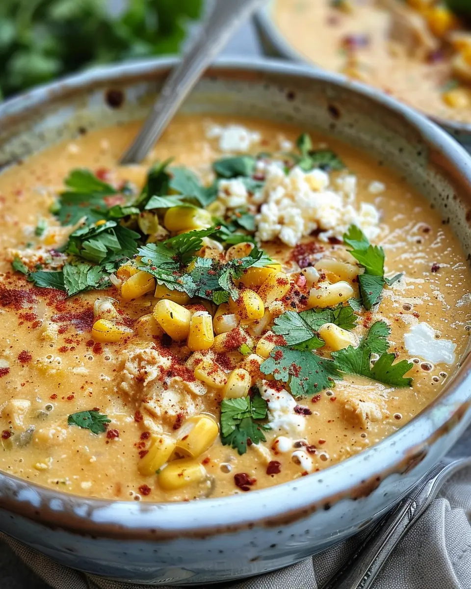 Mexican Street Corn Soup: Easy Comfort Food with Turkey Bacon