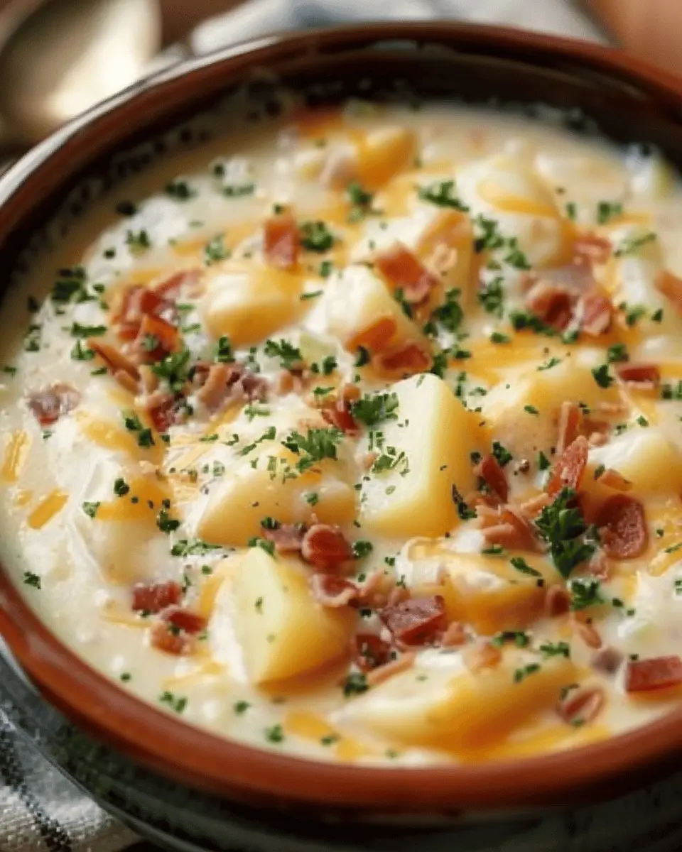 Crock Pot Crack Potato Soup: Easy Comfort with Turkey Bacon