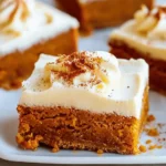 Pumpkin Bars with Cream Cheese Frosting