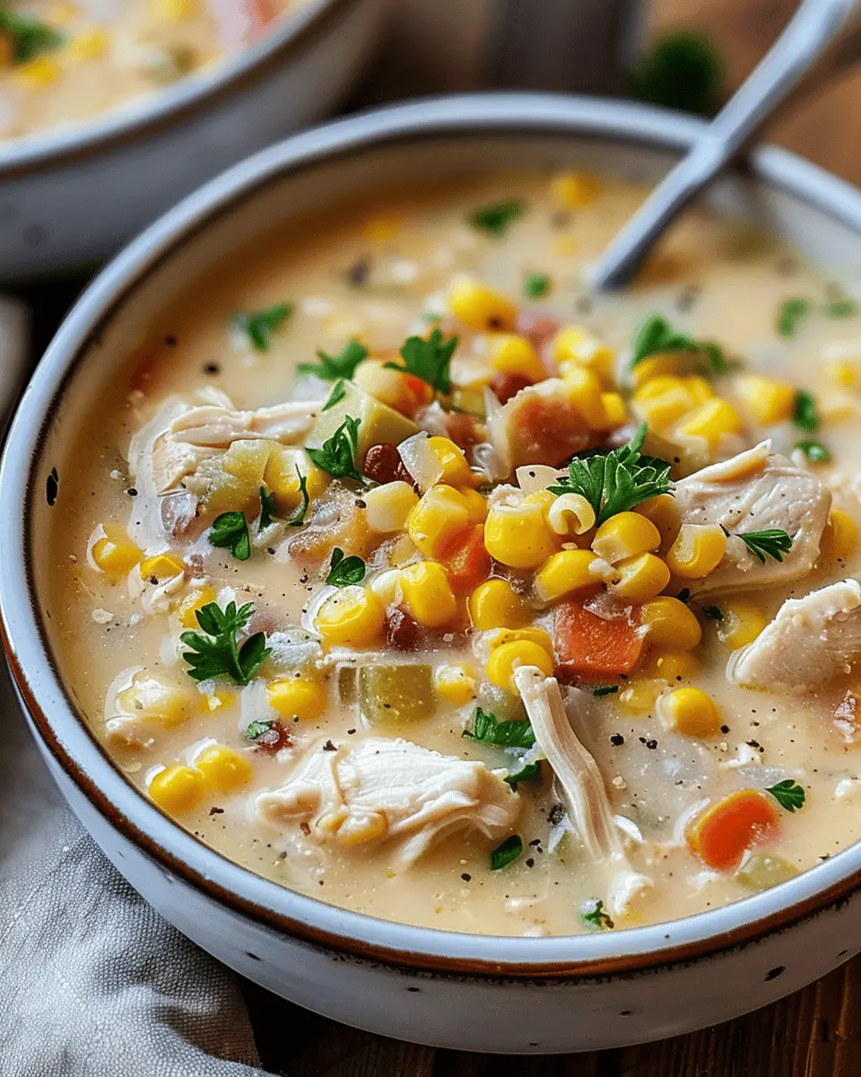 Chicken and Corn Chowder