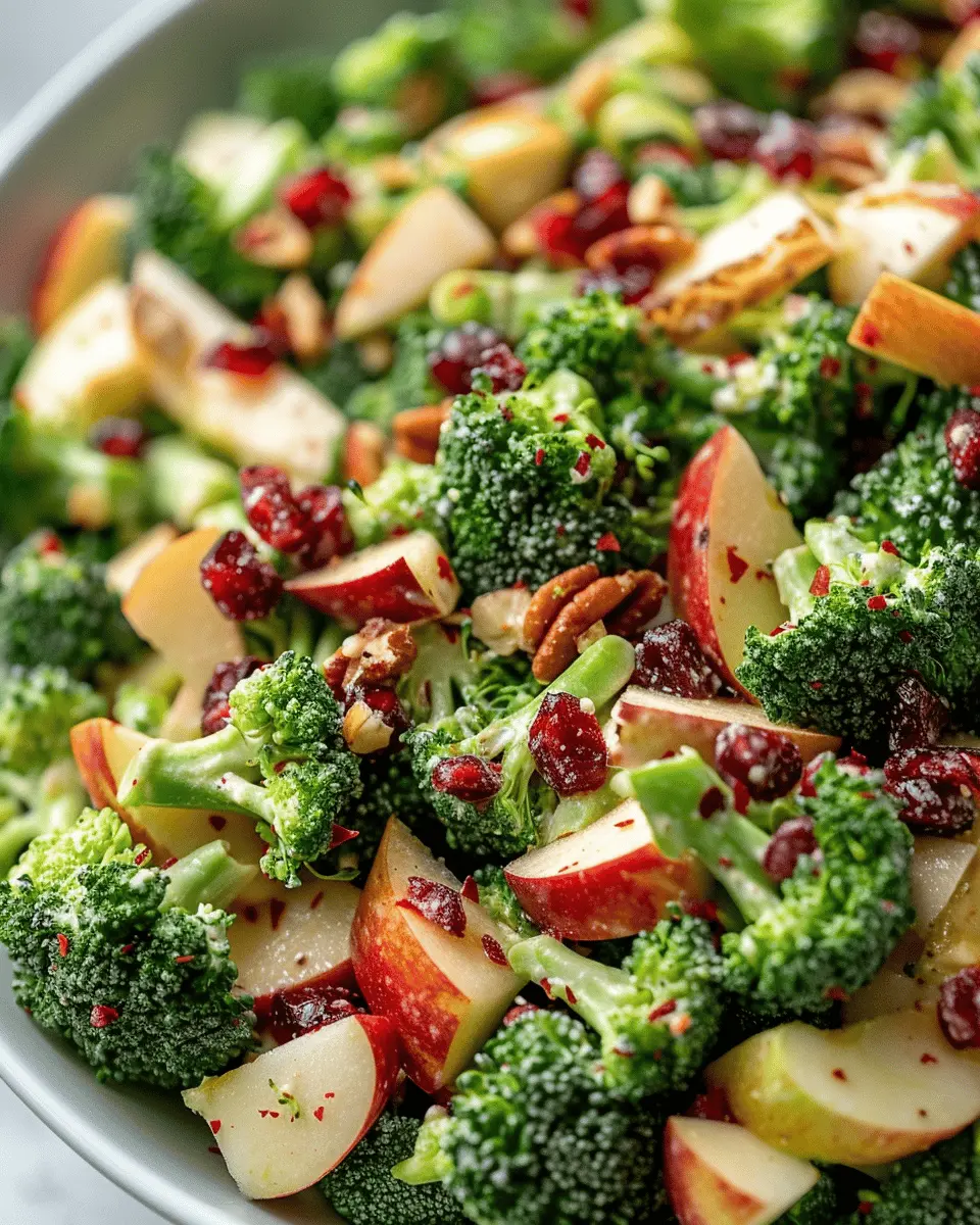 Honeycrisp Apple Broccoli Salad with Turkey Bacon: The Best Recipe