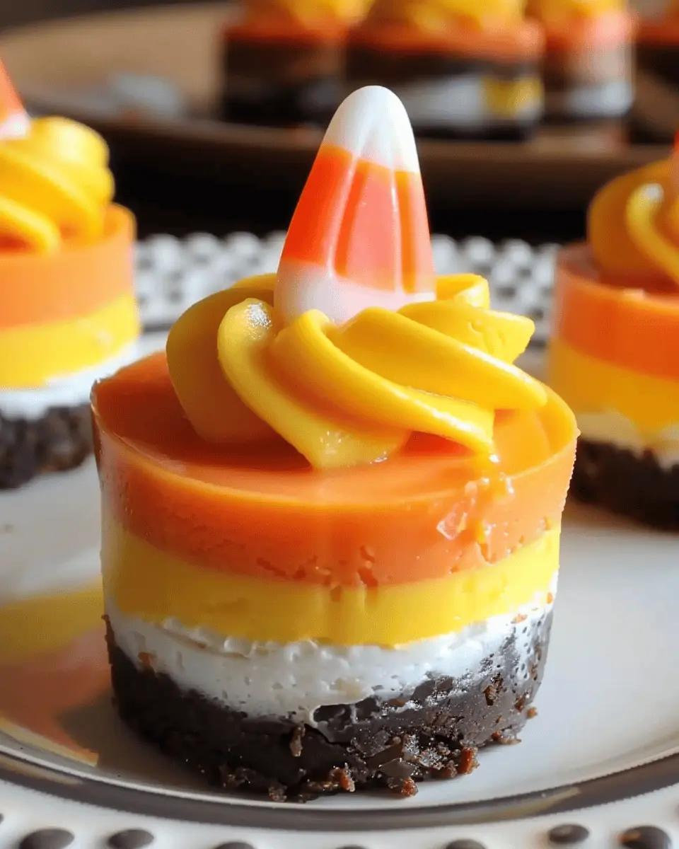 Mini Candy Corn Cheesecakes: Easy Treats for Fall Celebrations