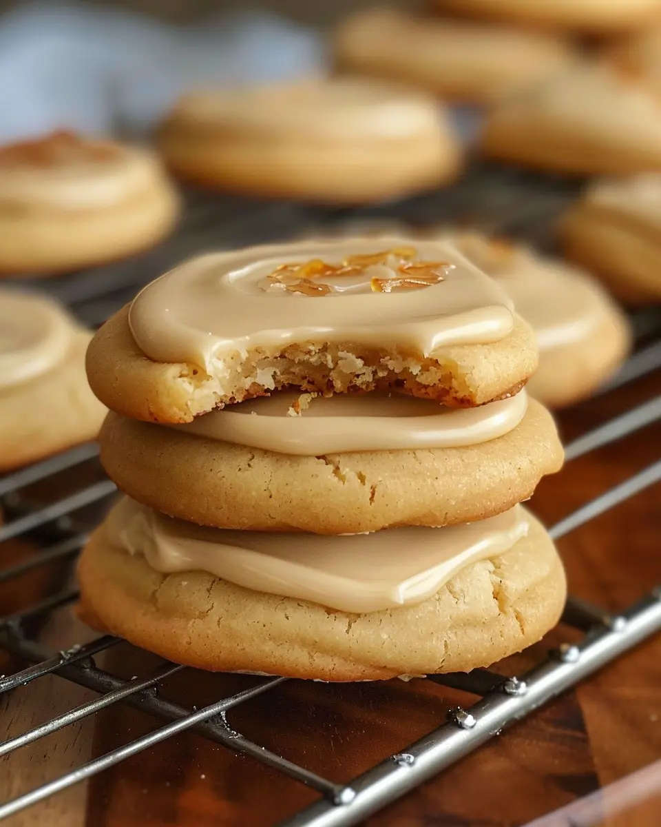 Soft Maple Cookies with Brown Butter Icing: The Best Cozy Treat