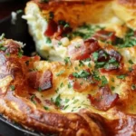Savory Cheddar & Bacon Dutch Baby