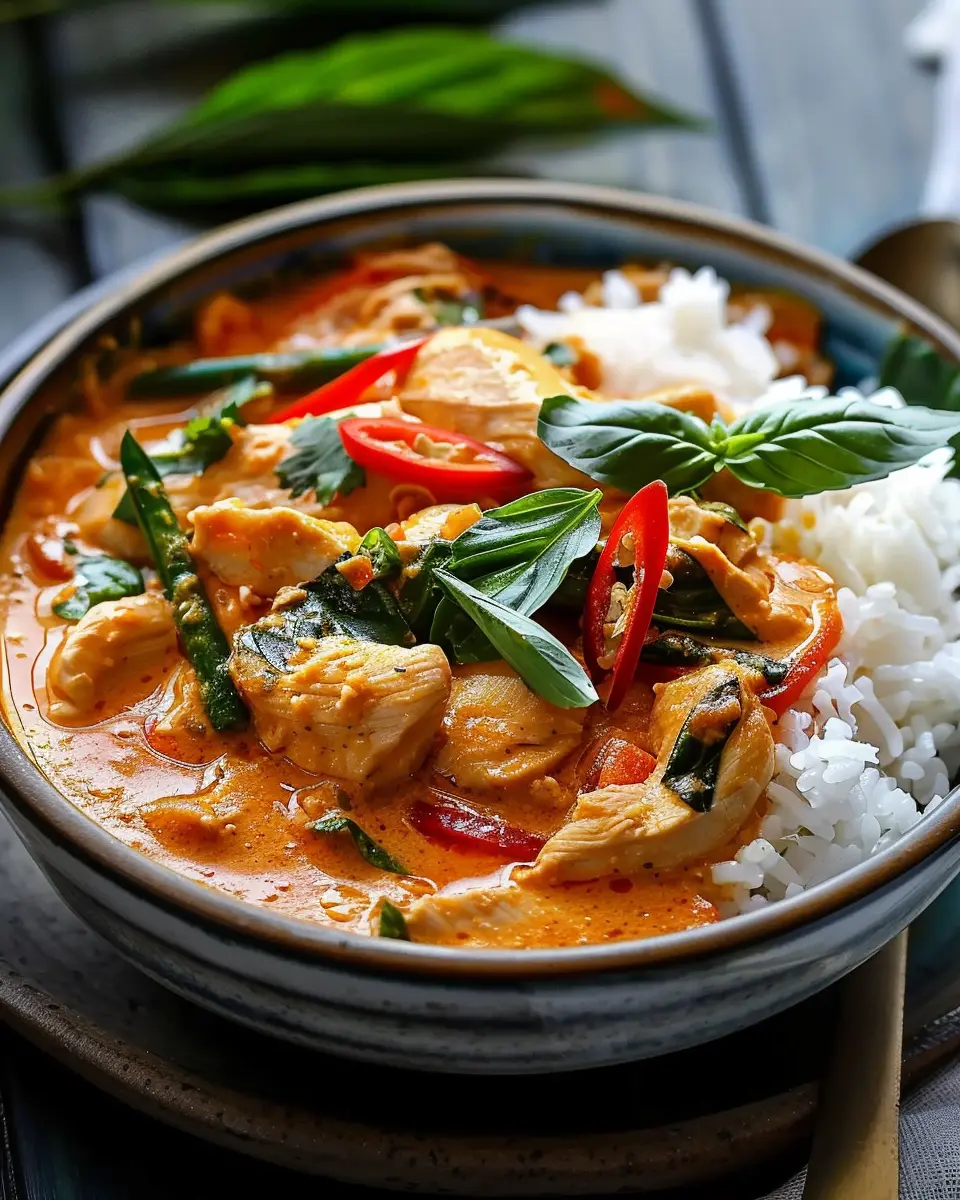 Delicious Panang Chicken Curry: Quick and Easy 30-Minute Delight