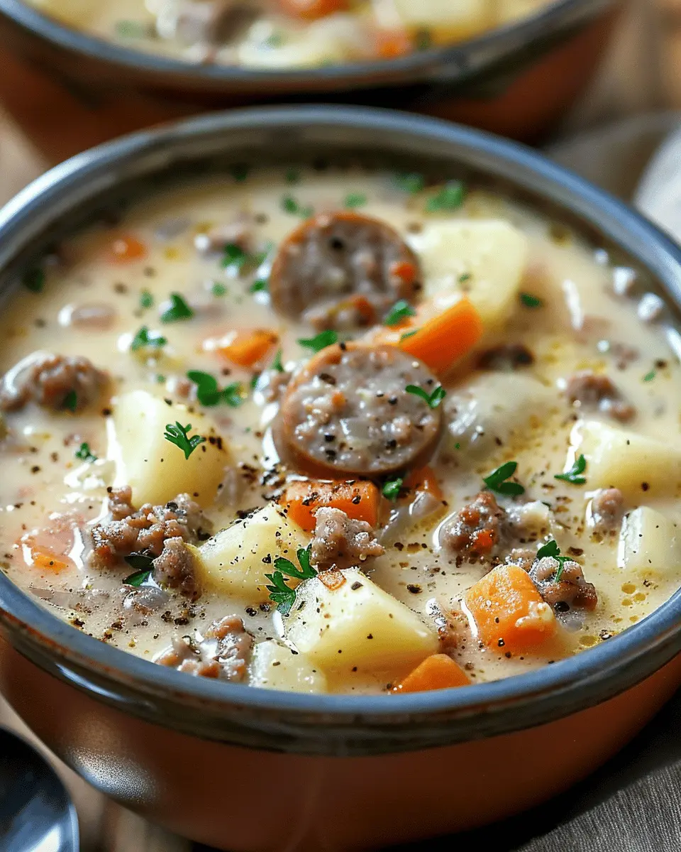 Potato and Sausage Chowder