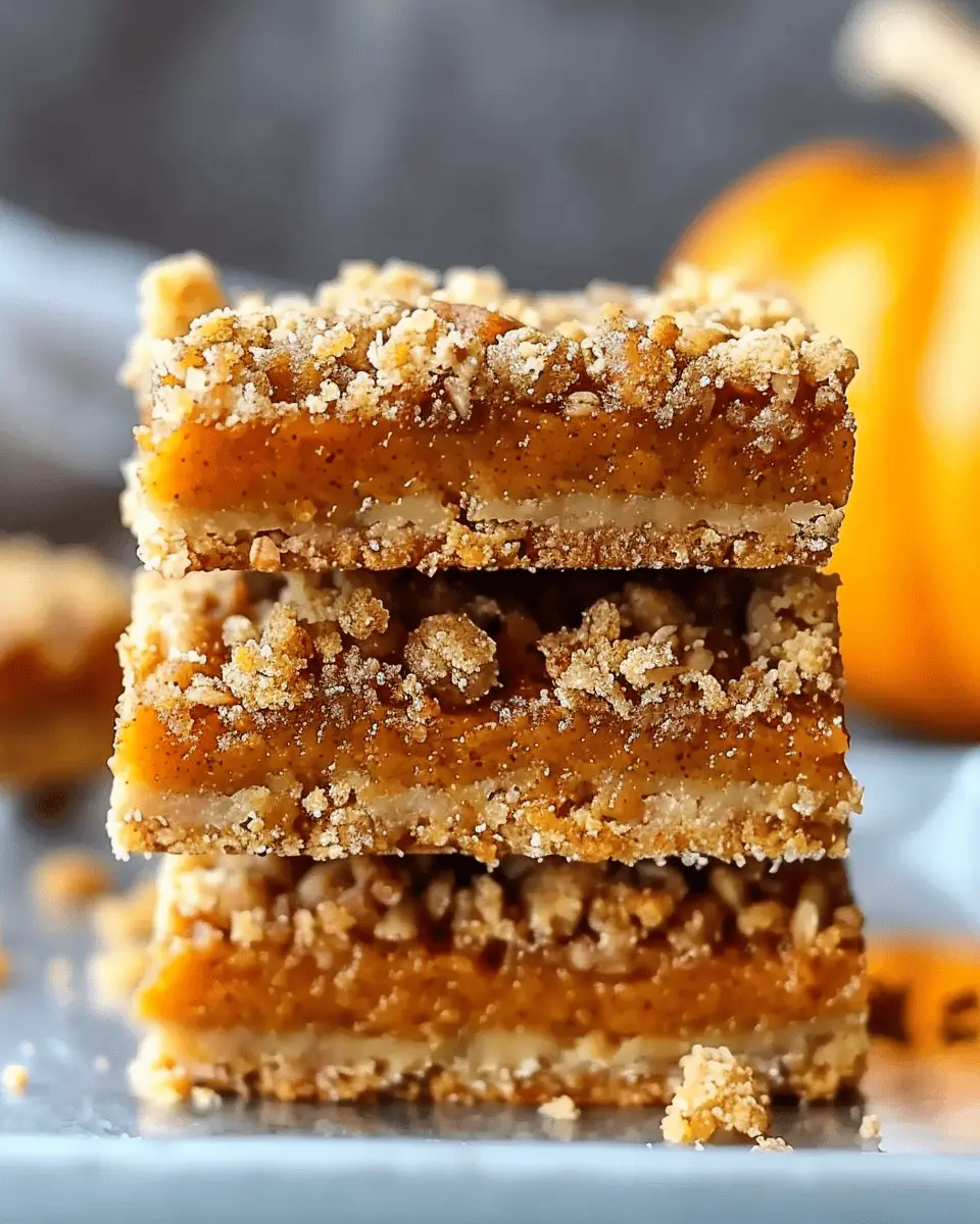 Pumpkin Pie Crumble Bars: Easy Fall Dessert Recipe to Indulge In