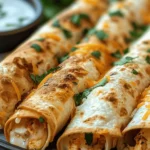 Crispy Chicken Taquitos