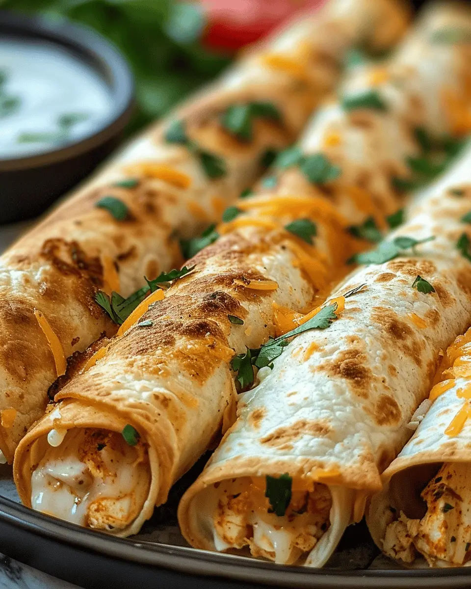 Crispy Chicken Taquitos: Easy Homemade Delights for Food Lovers