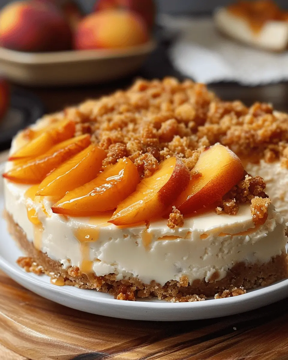 Heavenly Peach Cobbler Cheesecake: The Best Summer Delight Recipe
