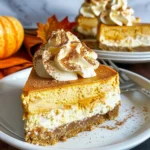 Simple Pumpkin Swirl Cheesecake with Graham Cracker Crust