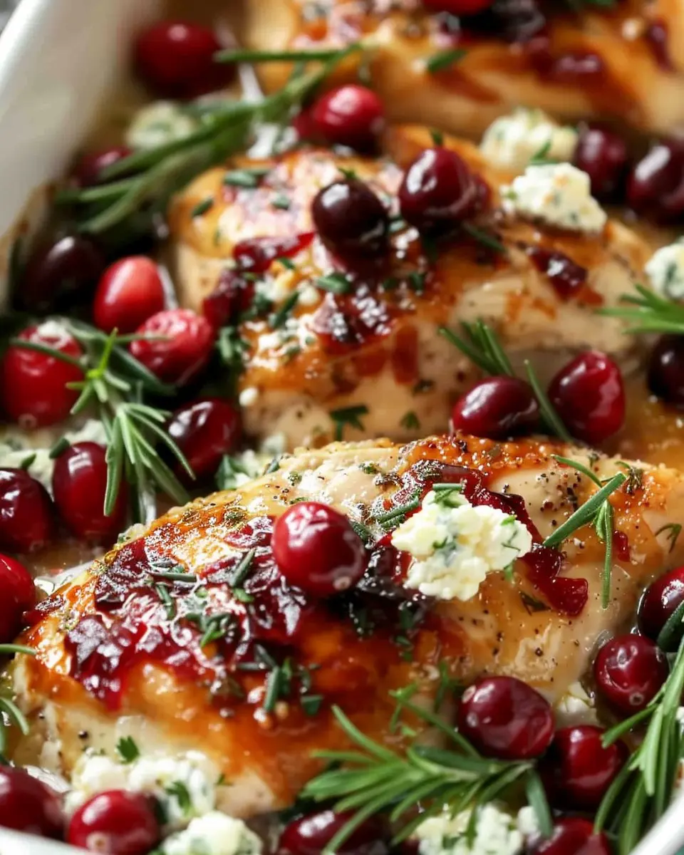 Honey Cranberry Chicken Bake: Easy Recipe with Ricotta Cheese