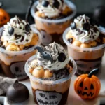 Spooky Graveyard Pudding Cups
