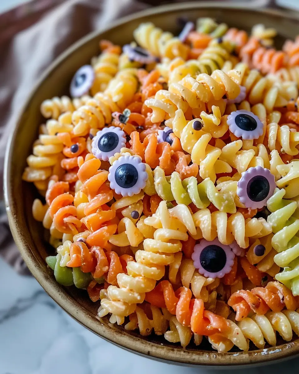Halloween Eyeball Pasta Salad Recipe: A Fun and Easy Dish