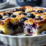 My Easy Blueberry Cottage Cheese Breakfast Bake