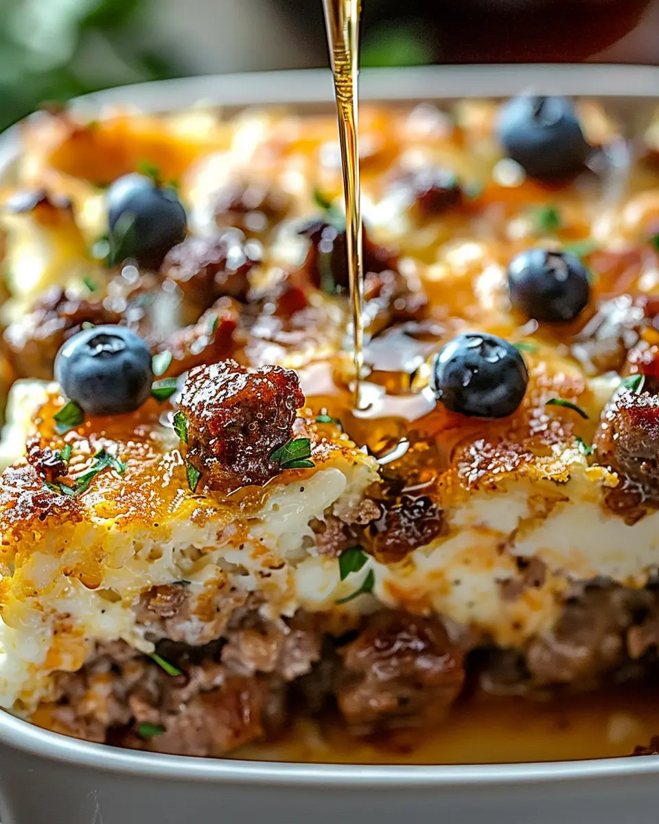 Indulgent Sweet Maple Sausage Breakfast Casserole Your Family Will Love