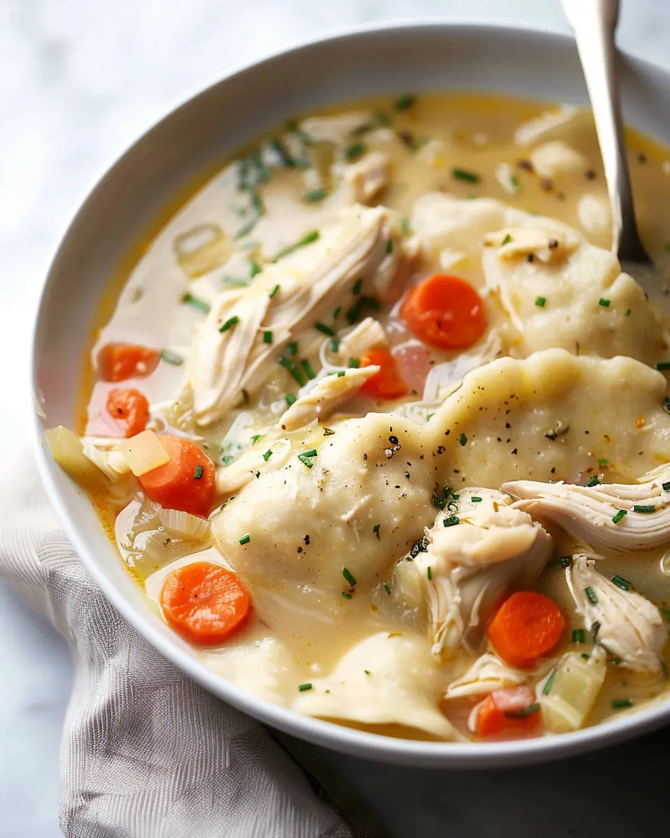 Old Fashioned Chicken and Dumplings: A Cozy Comfort Food Delight
