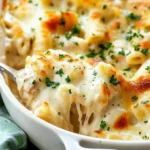 Chicken Alfredo Bake