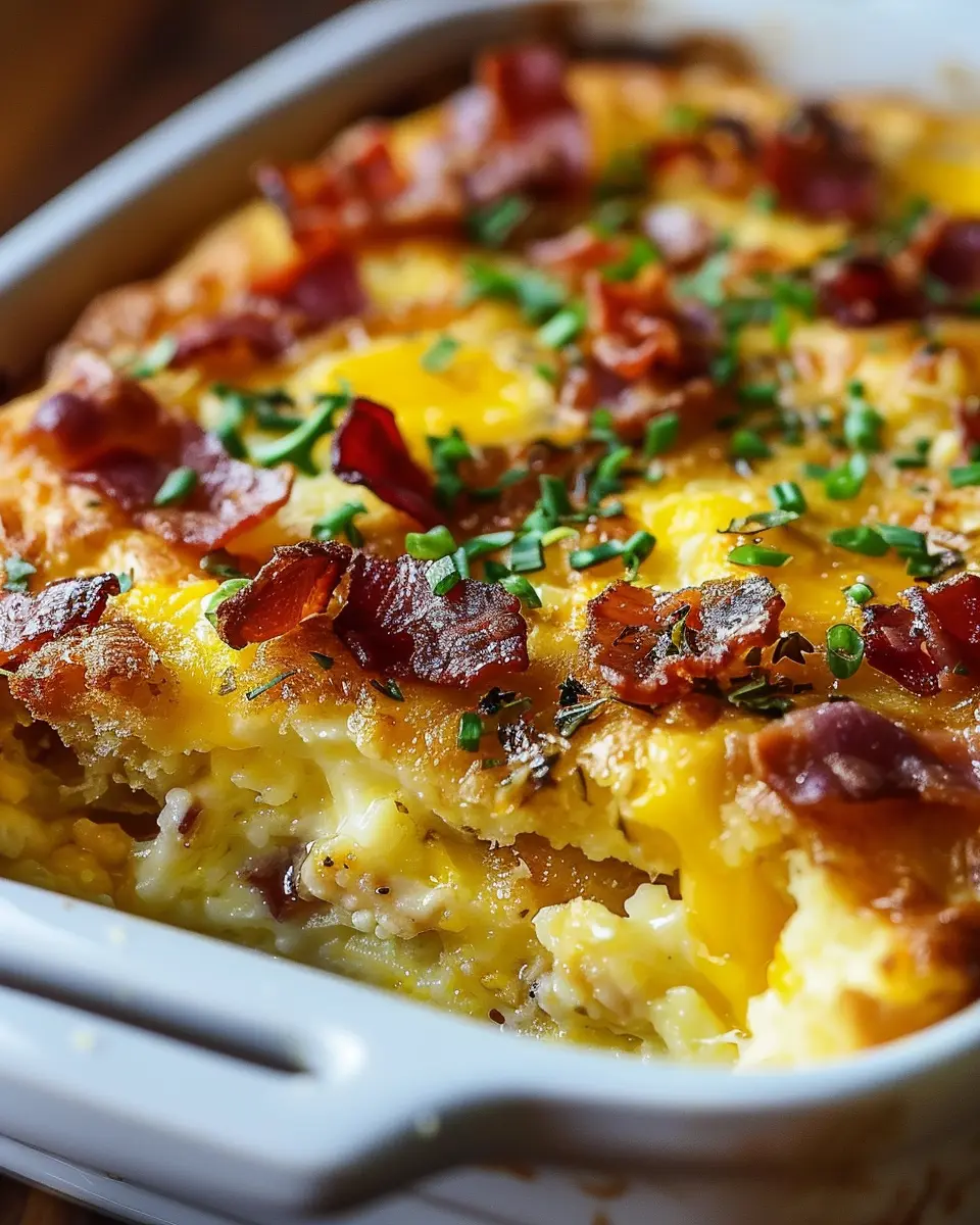 Easy Crack Breakfast Casserole