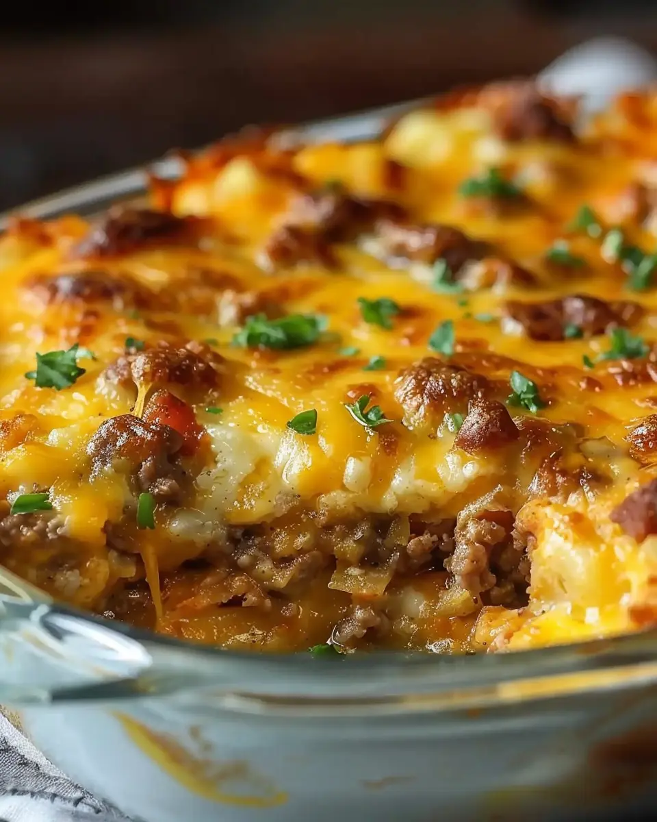 Hobo Casserole: Easy Comfort Food with Turkey Bacon and Chicken Ham