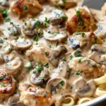 Rich Chicken Stroganoff