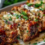 Irresistible Garlic Parmesan Chicken Meatloaf Recipe