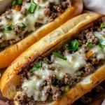 Ground Beef Philly Cheesesteaks