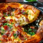 Savory Cheddar & Bacon Dutch Baby