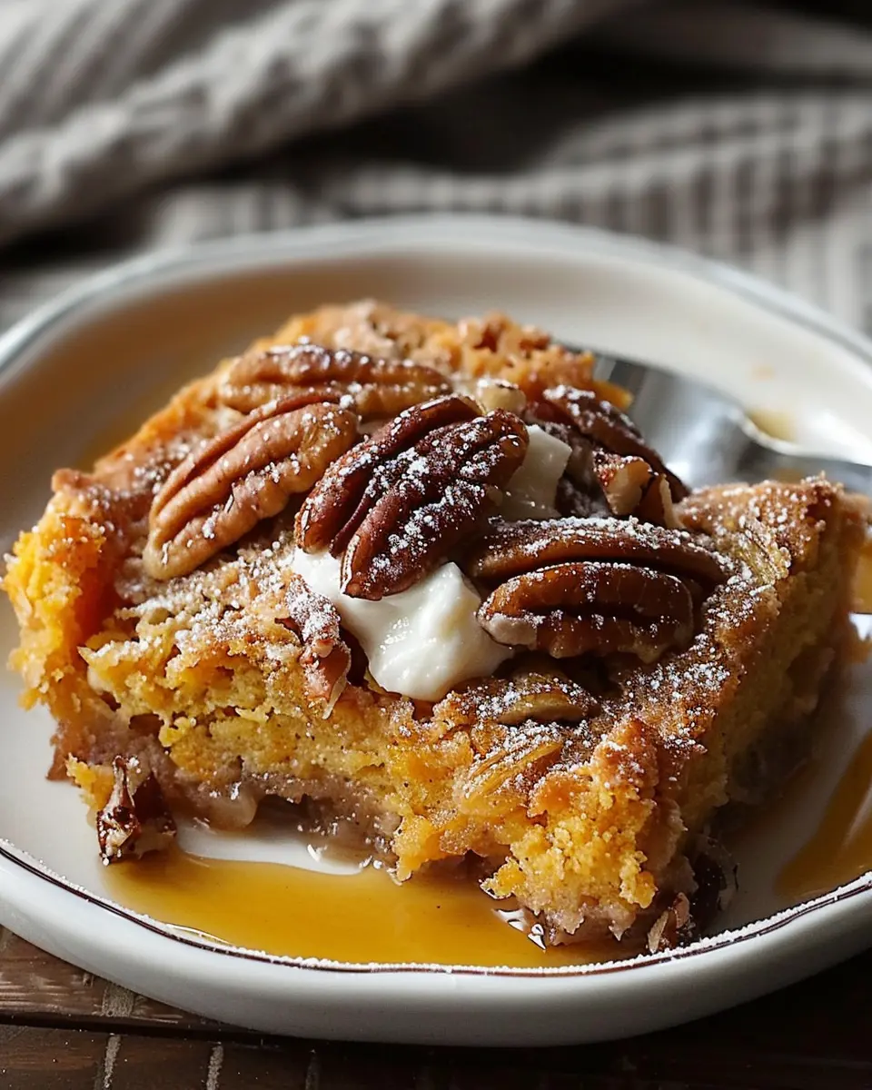 Print Recipe Pumpkin Pecan Cobbler: The Best Fall Dessert Bliss