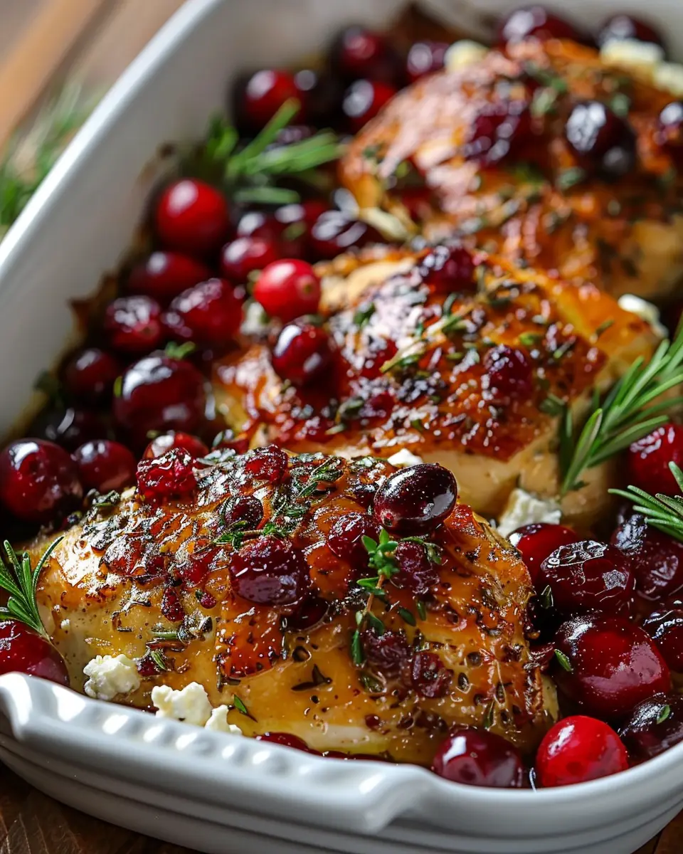 honey cranberry chicken bake: the best comfort meal for all